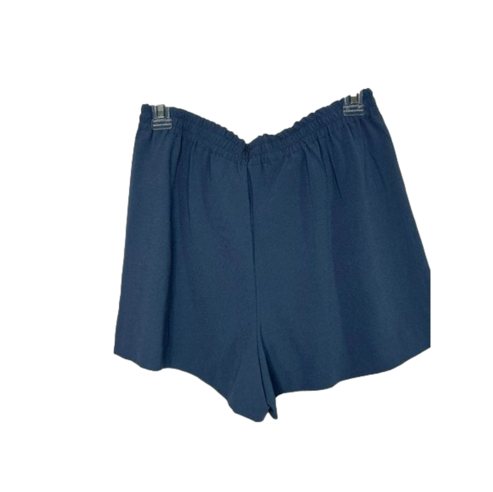 ARITZIA BABATON Women's Comfy Drawstring Casual Shorts Blue Size Medium